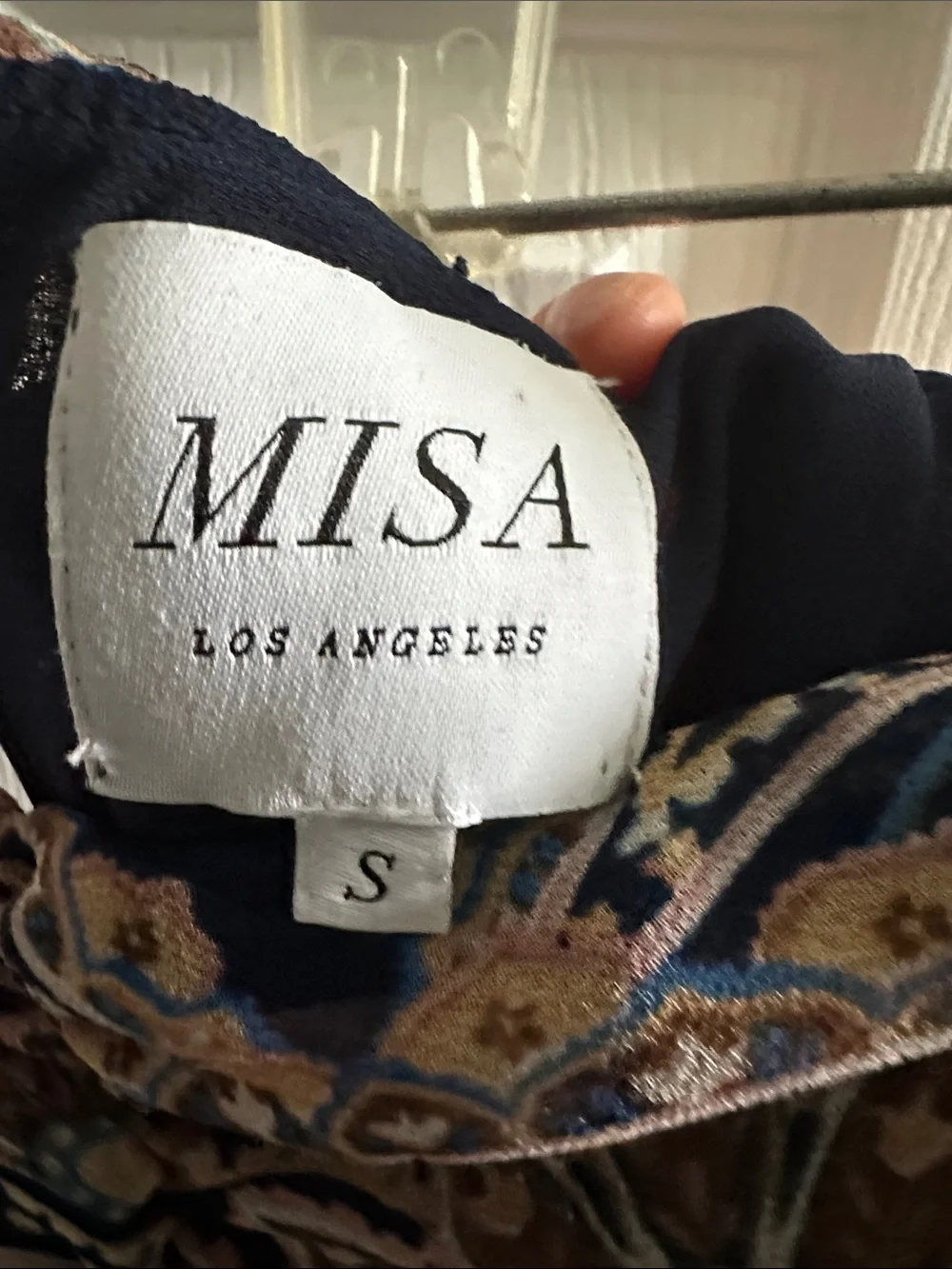MISA Los Angeles Paisley Midi Skirt | Size Small